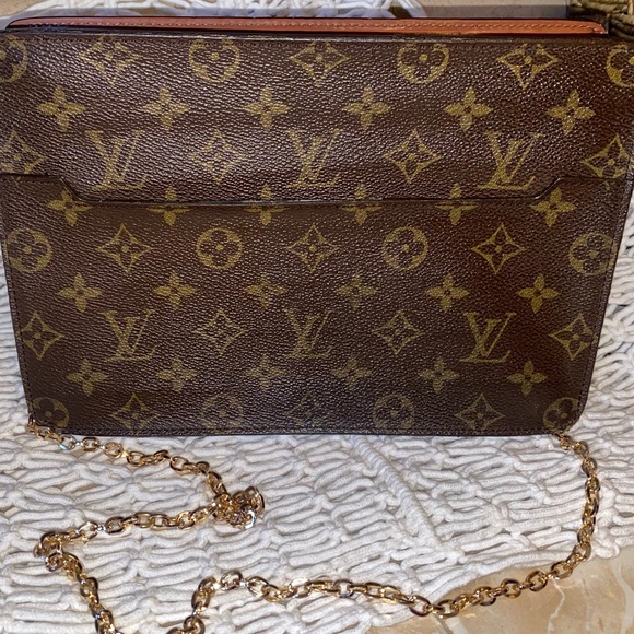 Louis Vuitton Handbags - Authentic Louis Vuitton Monogram Pochette Homme Clutch Hand Bag